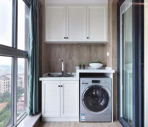 Thiết kế phòng giặt đồ và bộ tủ nội thất thông minh