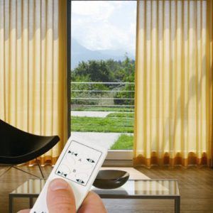 Rèm cửa tự động - rèm cửa phòng khách (RPKHP-05)