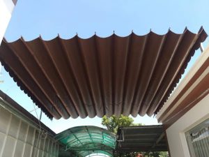 thi công mái xếp