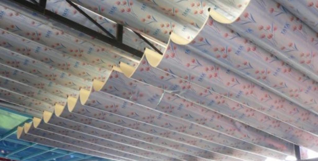 Vải bạt với hoạt tiết hoa đơn giản những tinh tế, trang nhã