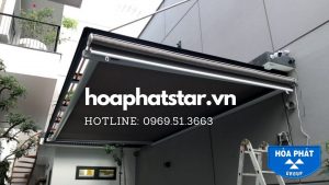 mái hiên mái xếp tự cuốn