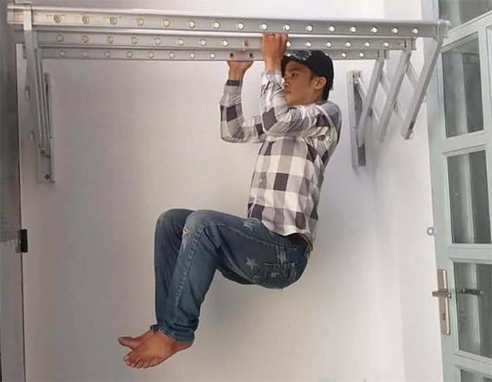 cách lắp giàn phơi thông minh